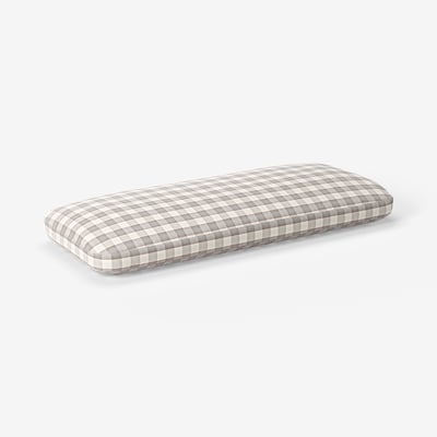 Sofa Cushion Pad 311 - Svenskt Tenn Online - Gripsholmsruta, Grey, Josef Frank